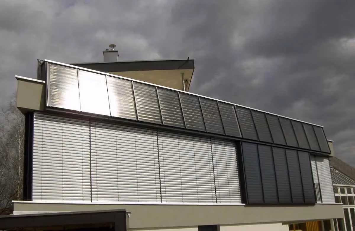 Solaranlage auf Wohnhaus